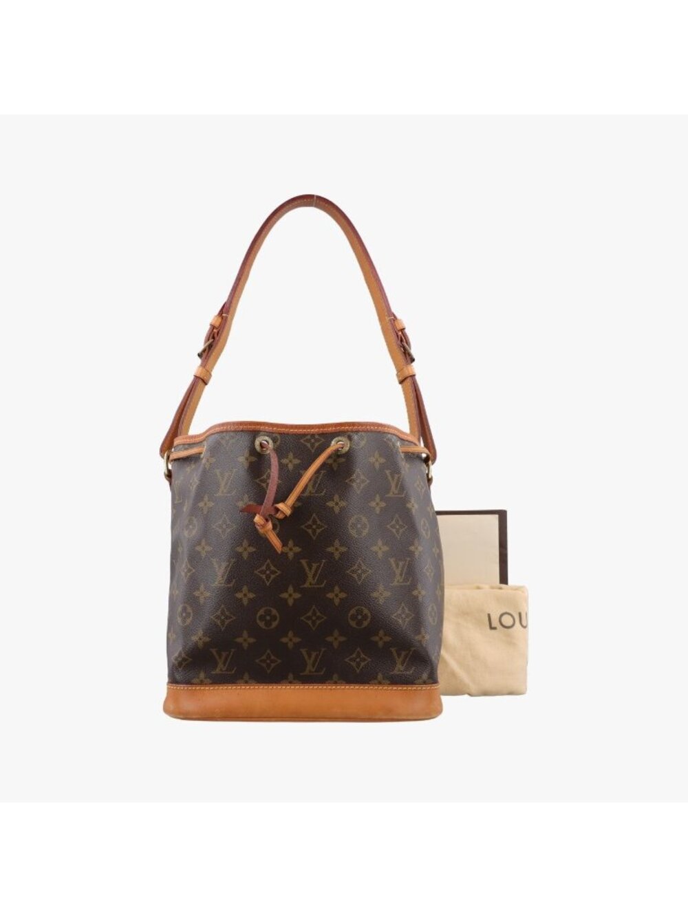 Louis Vuitton Noe BB Monogram Brown Canvas Bucket Bag